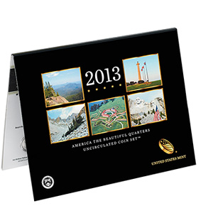 2013 America the Beautiful Quarters Uncirculated Coin Set